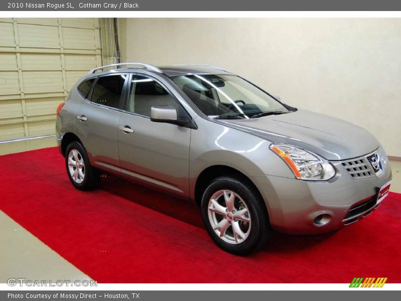 Gotham Gray / Black 2010 Nissan Rogue SL