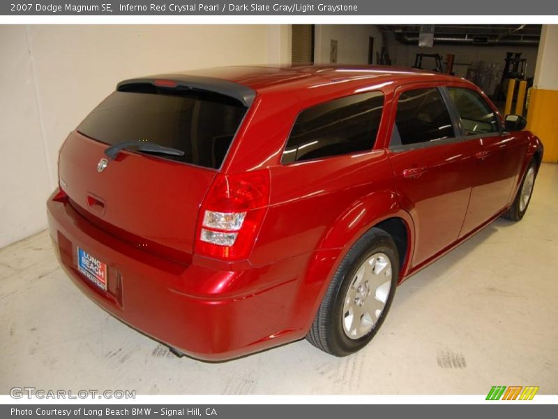 Inferno Red Crystal Pearl / Dark Slate Gray/Light Graystone 2007 Dodge Magnum SE