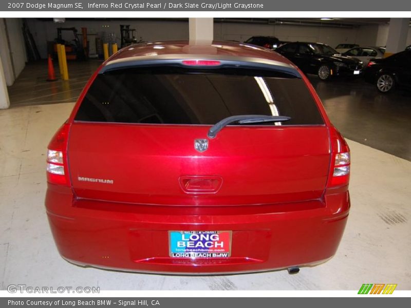 Inferno Red Crystal Pearl / Dark Slate Gray/Light Graystone 2007 Dodge Magnum SE