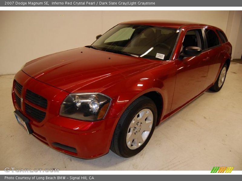 Inferno Red Crystal Pearl / Dark Slate Gray/Light Graystone 2007 Dodge Magnum SE