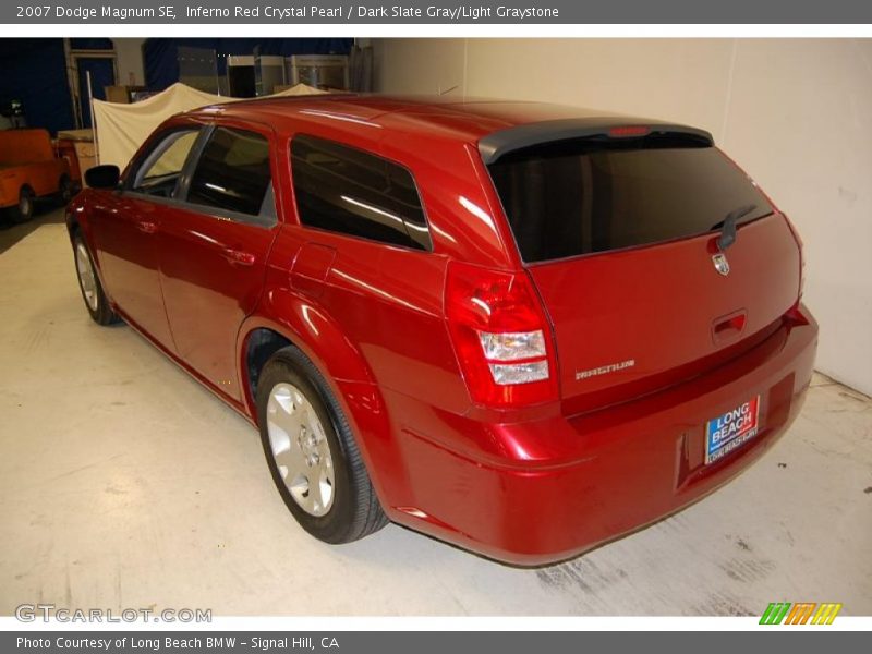 Inferno Red Crystal Pearl / Dark Slate Gray/Light Graystone 2007 Dodge Magnum SE