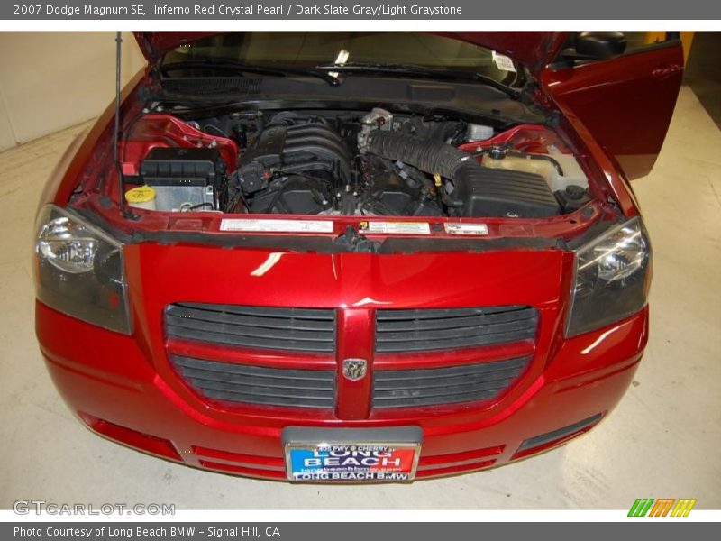 Inferno Red Crystal Pearl / Dark Slate Gray/Light Graystone 2007 Dodge Magnum SE