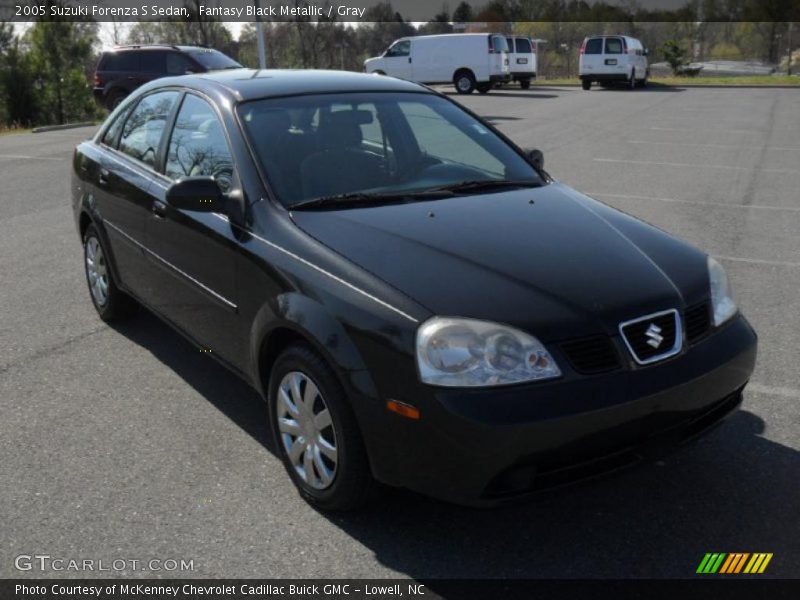 Fantasy Black Metallic / Gray 2005 Suzuki Forenza S Sedan