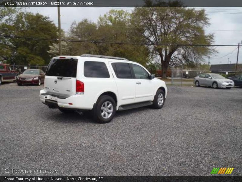 Blizzard White / Almond 2011 Nissan Armada SV