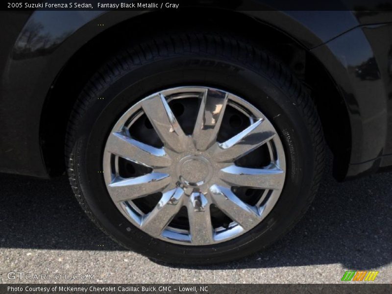 Fantasy Black Metallic / Gray 2005 Suzuki Forenza S Sedan