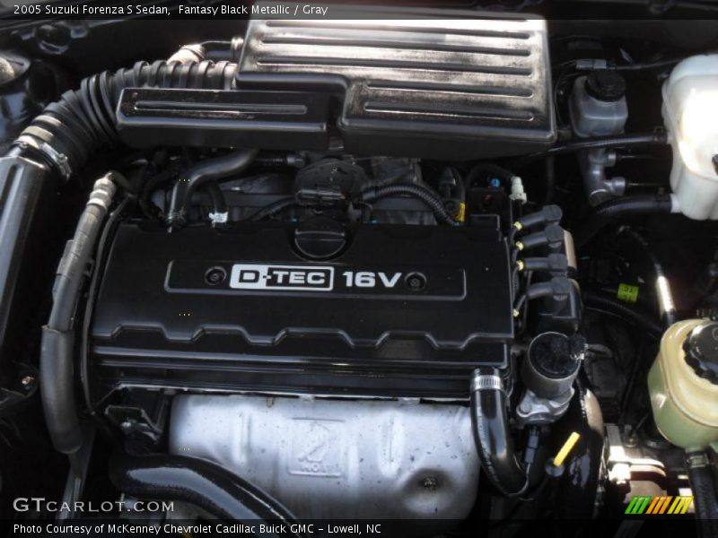 Fantasy Black Metallic / Gray 2005 Suzuki Forenza S Sedan