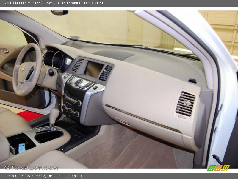 Glacier White Pearl / Beige 2010 Nissan Murano SL AWD