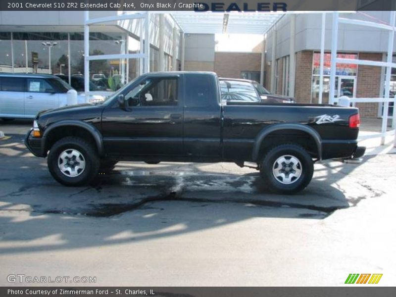 Onyx Black / Graphite 2001 Chevrolet S10 ZR2 Extended Cab 4x4