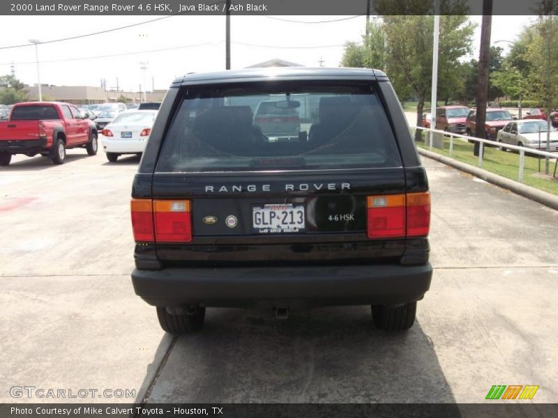 Java Black / Ash Black 2000 Land Rover Range Rover 4.6 HSK