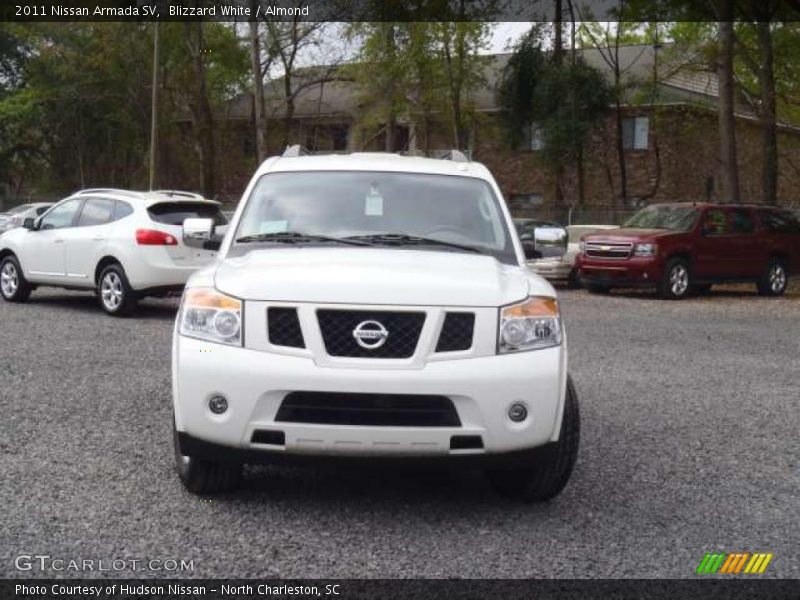 Blizzard White / Almond 2011 Nissan Armada SV