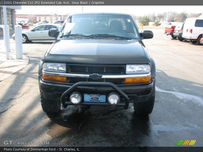 Onyx Black / Graphite 2001 Chevrolet S10 ZR2 Extended Cab 4x4