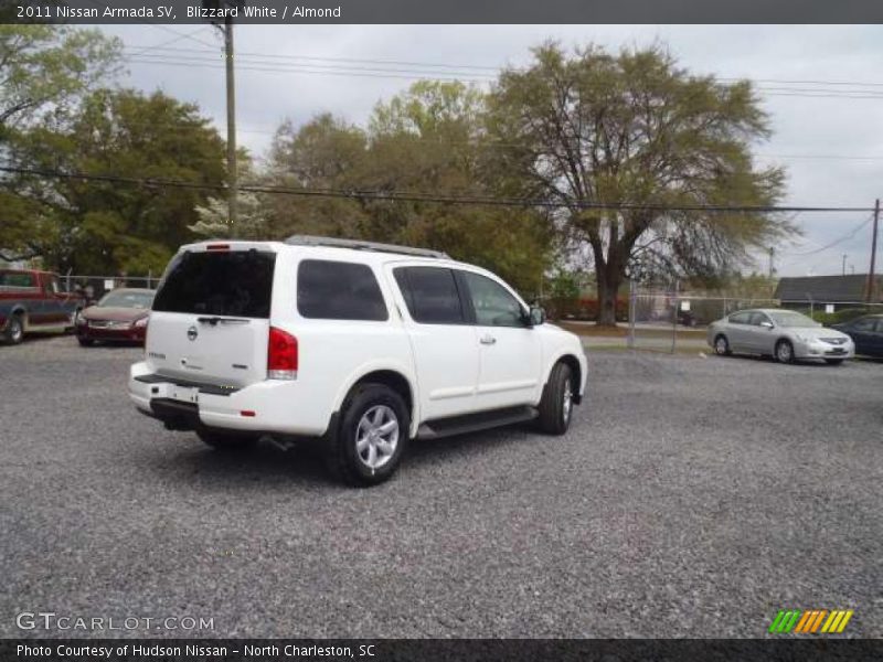 Blizzard White / Almond 2011 Nissan Armada SV