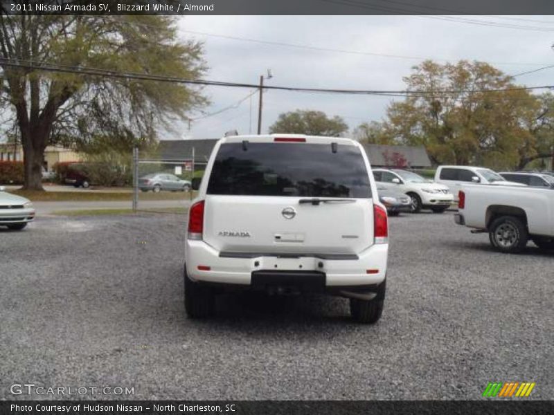 Blizzard White / Almond 2011 Nissan Armada SV
