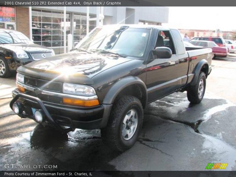 Onyx Black / Graphite 2001 Chevrolet S10 ZR2 Extended Cab 4x4