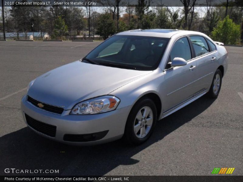Silver Ice Metallic / Gray 2010 Chevrolet Impala LT