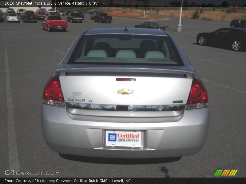 Silver Ice Metallic / Gray 2010 Chevrolet Impala LT