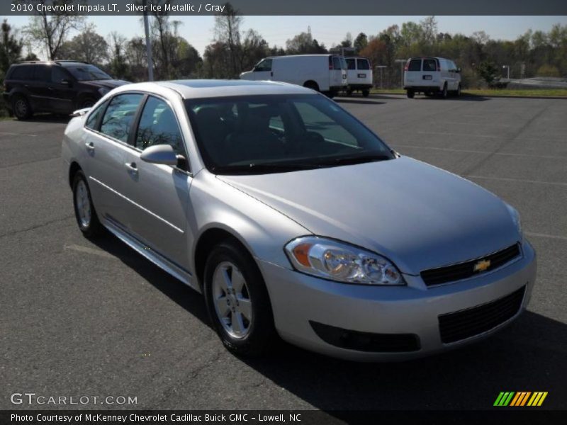 Silver Ice Metallic / Gray 2010 Chevrolet Impala LT