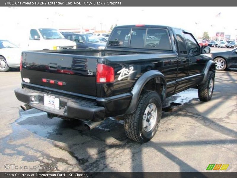 Onyx Black / Graphite 2001 Chevrolet S10 ZR2 Extended Cab 4x4