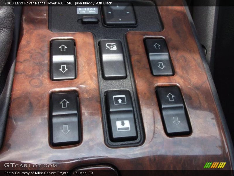 Controls of 2000 Range Rover 4.6 HSK