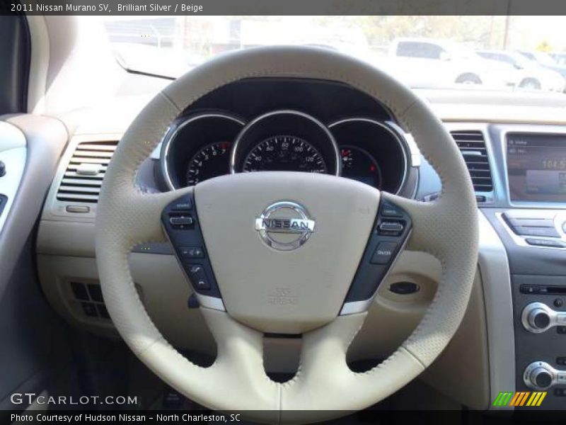 Brilliant Silver / Beige 2011 Nissan Murano SV