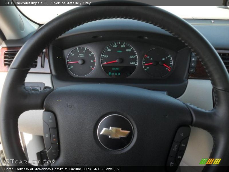 Silver Ice Metallic / Gray 2010 Chevrolet Impala LT