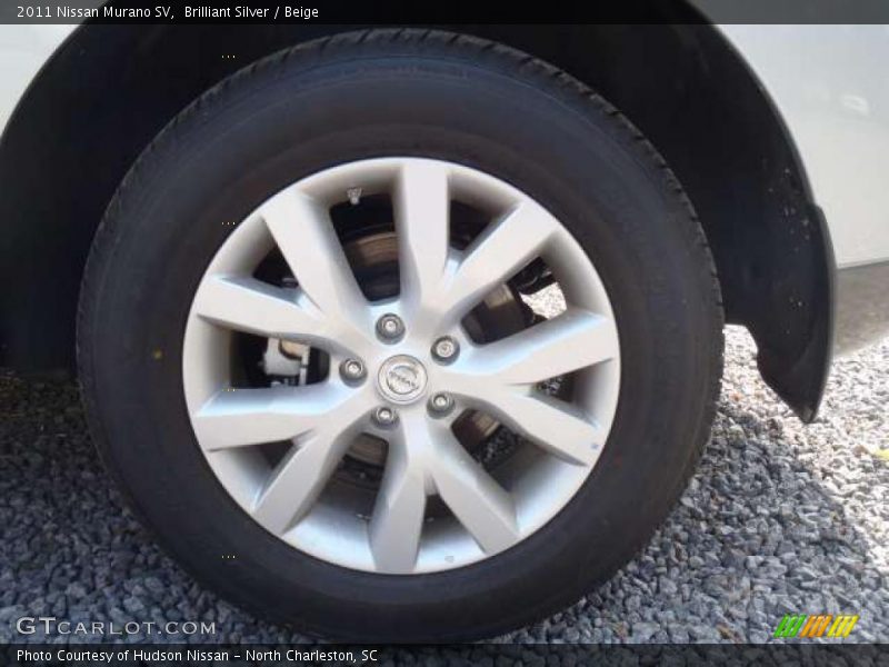Brilliant Silver / Beige 2011 Nissan Murano SV