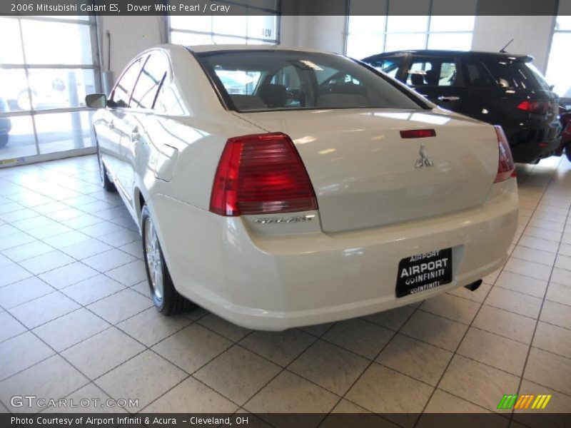 Dover White Pearl / Gray 2006 Mitsubishi Galant ES
