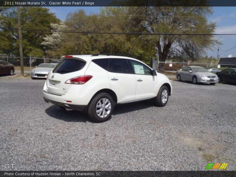 Glacier White Pearl / Beige 2011 Nissan Murano SV