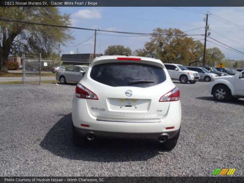 Glacier White Pearl / Beige 2011 Nissan Murano SV