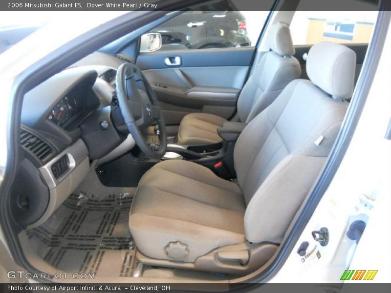 Dover White Pearl / Gray 2006 Mitsubishi Galant ES