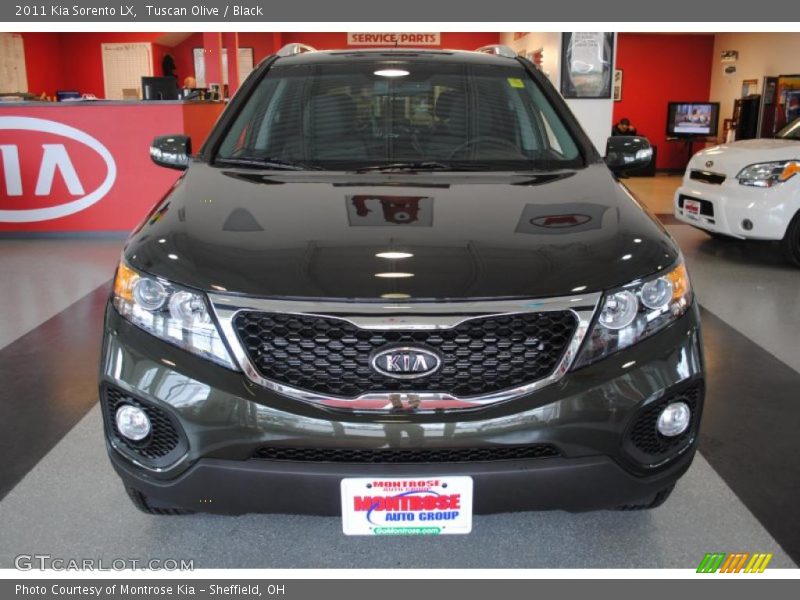 Tuscan Olive / Black 2011 Kia Sorento LX