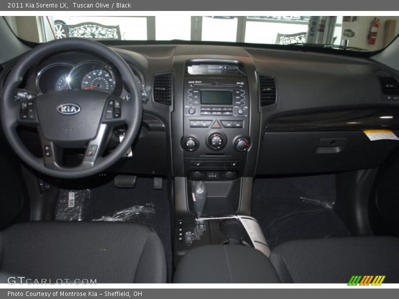 Tuscan Olive / Black 2011 Kia Sorento LX