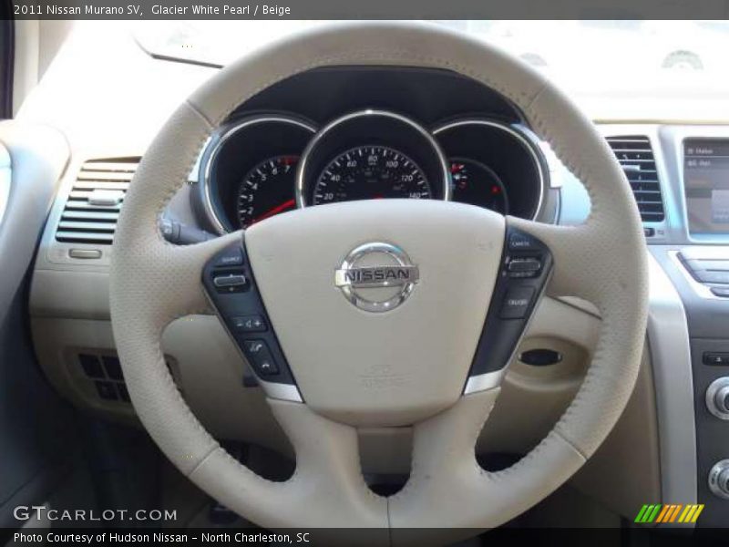 Glacier White Pearl / Beige 2011 Nissan Murano SV