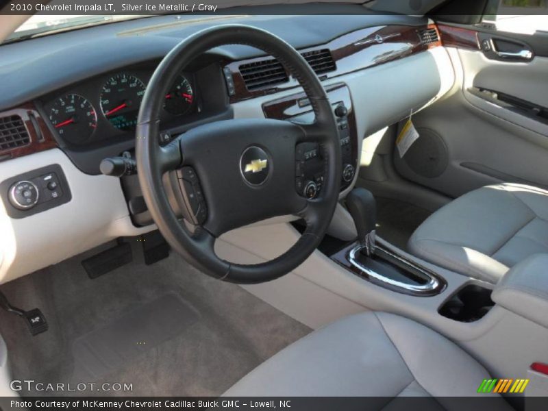 Silver Ice Metallic / Gray 2010 Chevrolet Impala LT