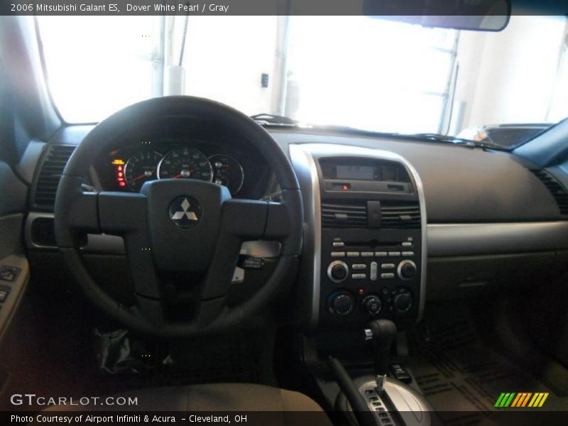 Dover White Pearl / Gray 2006 Mitsubishi Galant ES