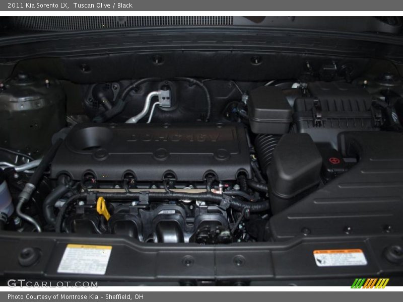 Tuscan Olive / Black 2011 Kia Sorento LX