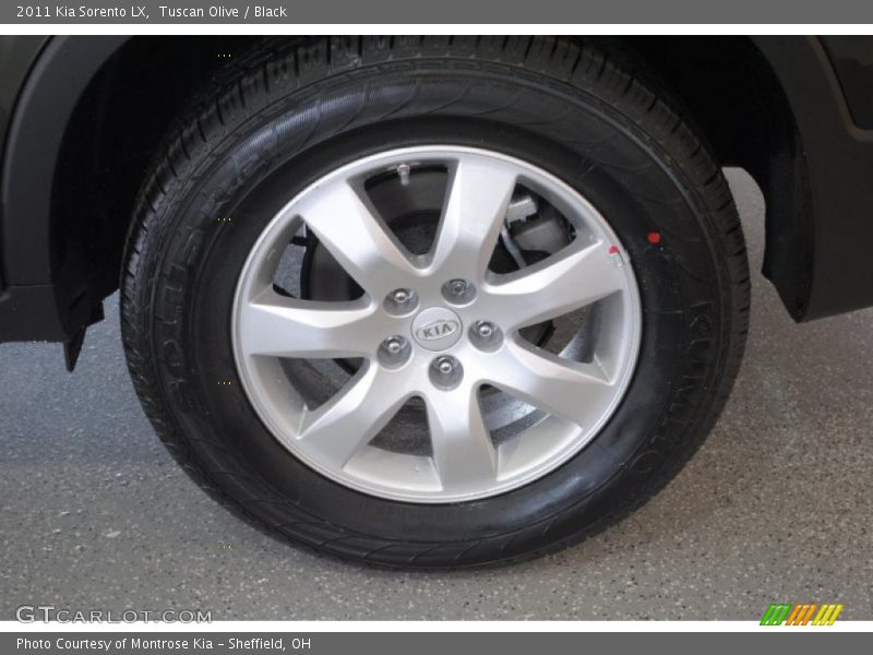Tuscan Olive / Black 2011 Kia Sorento LX