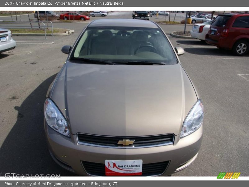 Amber Bronze Metallic / Neutral Beige 2007 Chevrolet Impala LS
