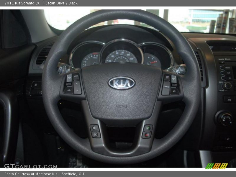 Tuscan Olive / Black 2011 Kia Sorento LX