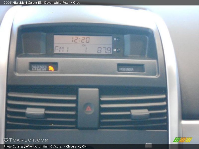 Dover White Pearl / Gray 2006 Mitsubishi Galant ES
