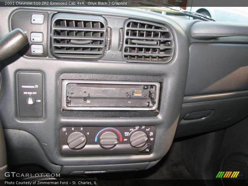 Onyx Black / Graphite 2001 Chevrolet S10 ZR2 Extended Cab 4x4