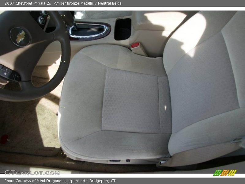 Amber Bronze Metallic / Neutral Beige 2007 Chevrolet Impala LS