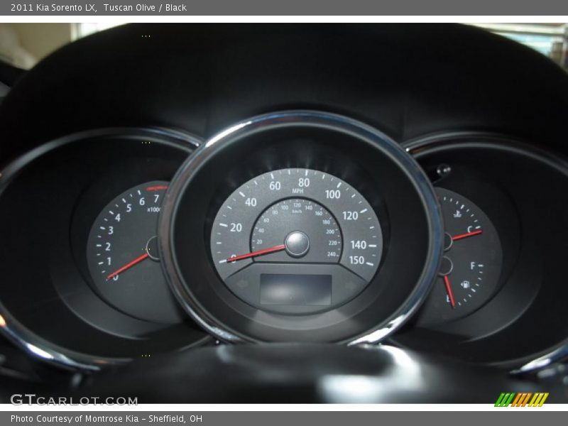Tuscan Olive / Black 2011 Kia Sorento LX