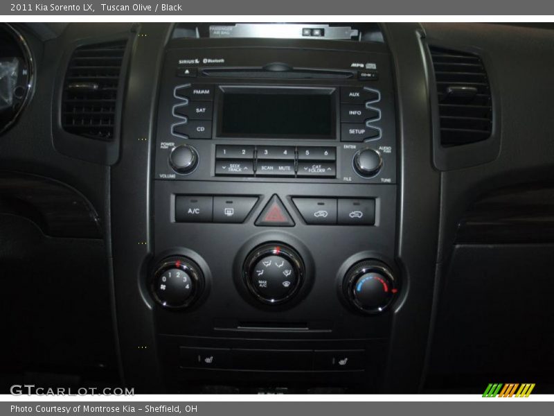 Tuscan Olive / Black 2011 Kia Sorento LX