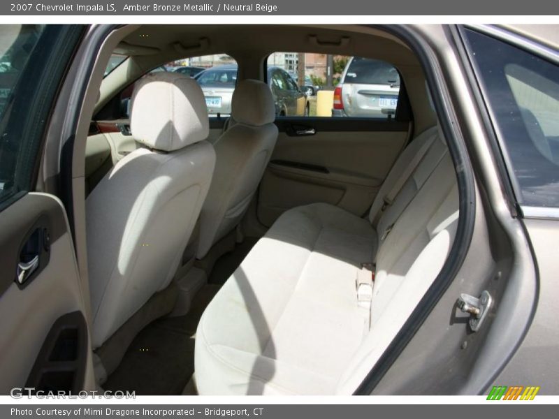 Amber Bronze Metallic / Neutral Beige 2007 Chevrolet Impala LS