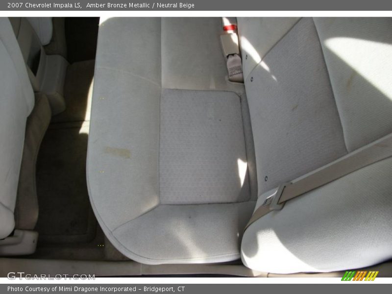 Amber Bronze Metallic / Neutral Beige 2007 Chevrolet Impala LS