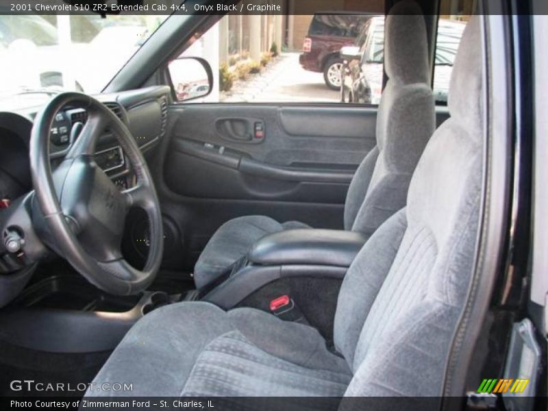 Onyx Black / Graphite 2001 Chevrolet S10 ZR2 Extended Cab 4x4