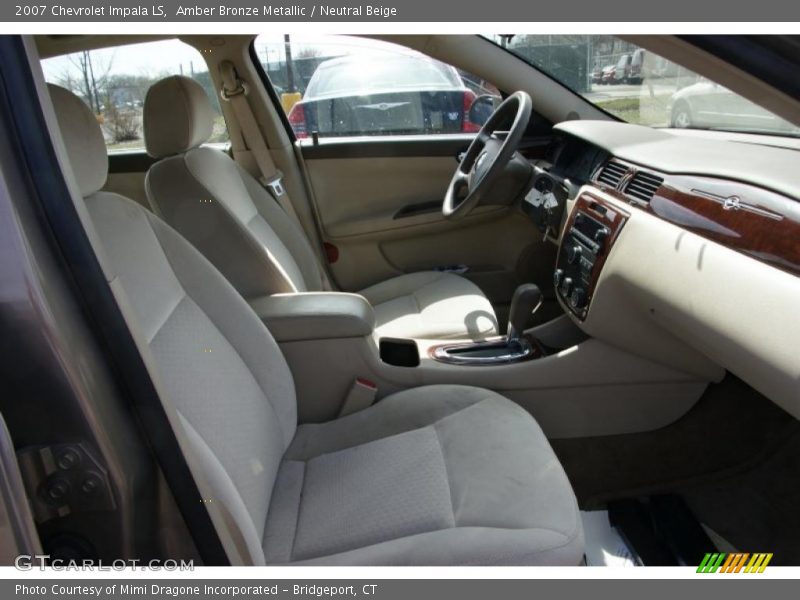 Amber Bronze Metallic / Neutral Beige 2007 Chevrolet Impala LS