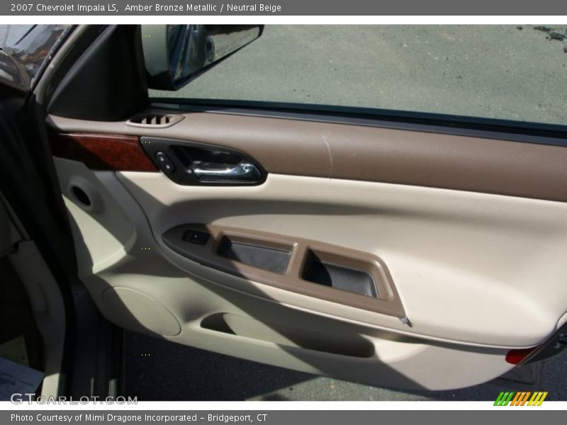 Amber Bronze Metallic / Neutral Beige 2007 Chevrolet Impala LS