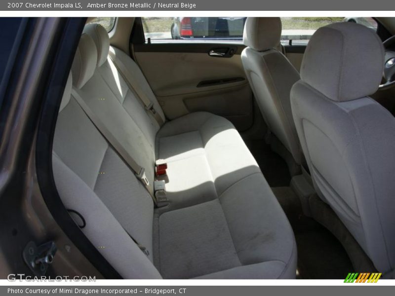Amber Bronze Metallic / Neutral Beige 2007 Chevrolet Impala LS